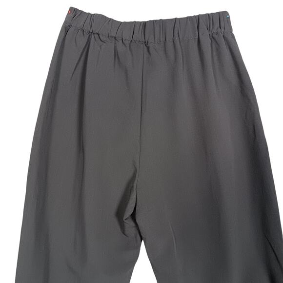 Dazy Dressy Pants Size Large Tapered Pleated Pockets Gray Elastic Waist - Picture 4 of 12